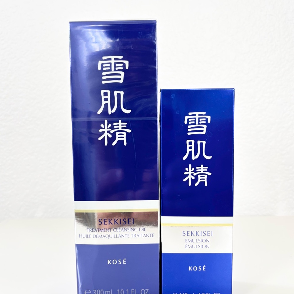 KOSE Sekkisei Skincare Duo – Cleansing Oil + Emulsion